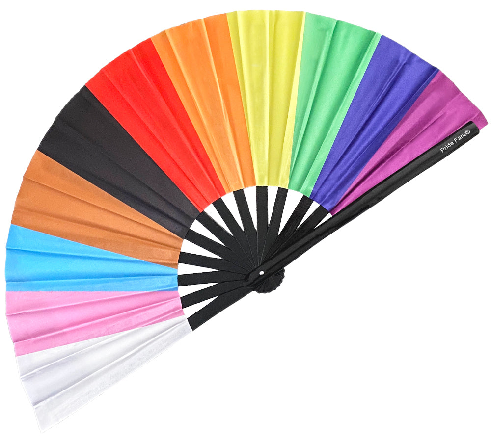Drag Fan Abanico Arcoiris