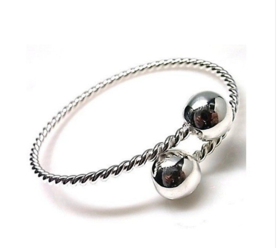 Brazalete Plata Rizada