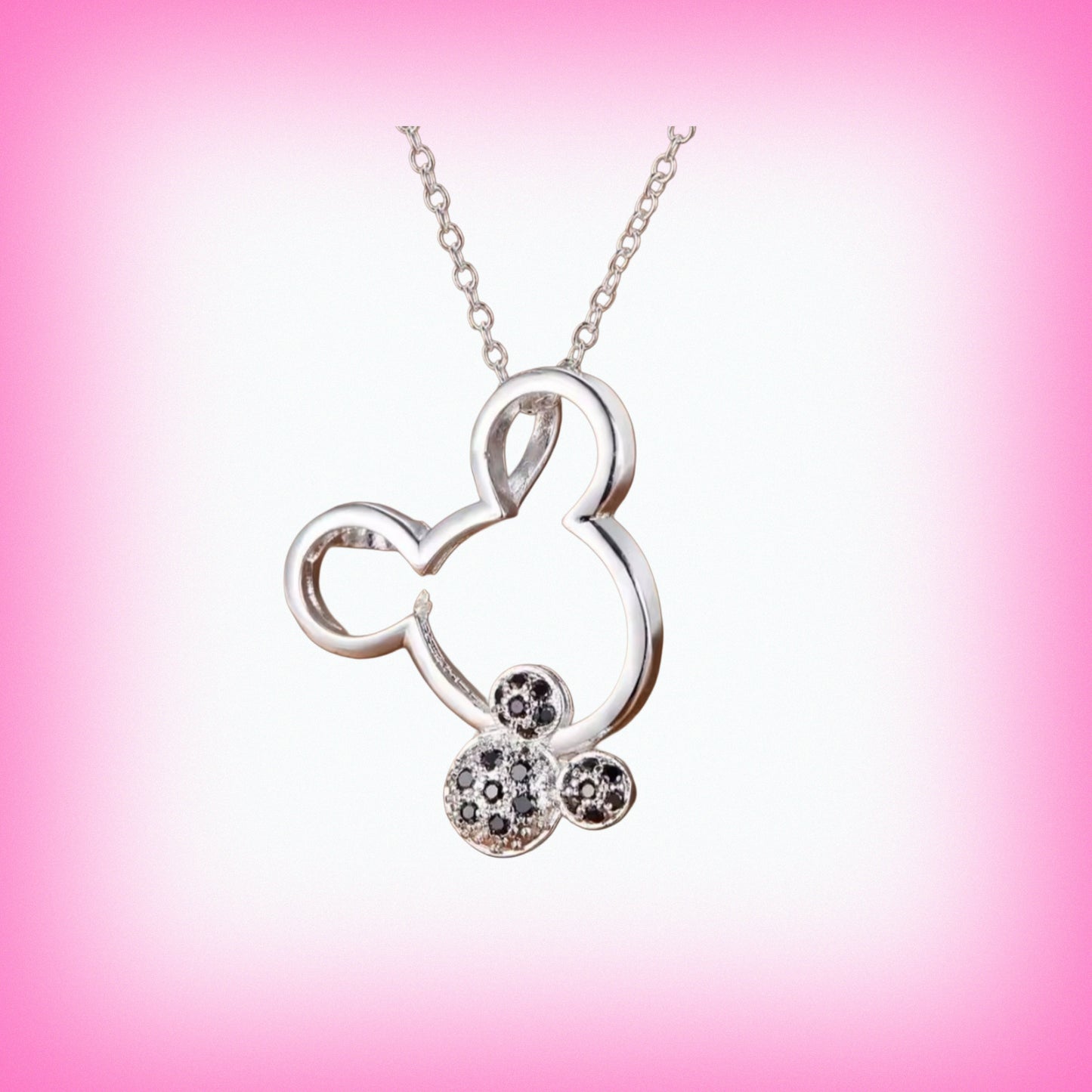 Gargantilla Mickey con circonitas