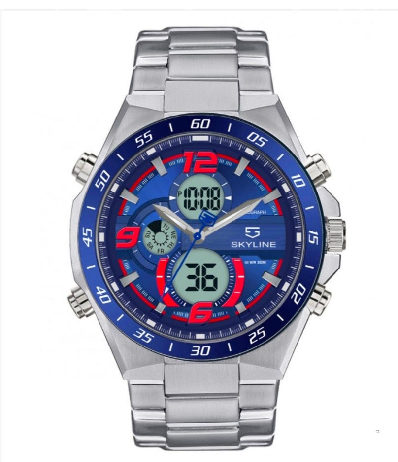 Reloj Multifunción Acero