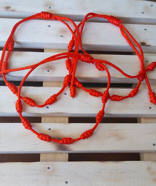 Pulsera 7 nudos