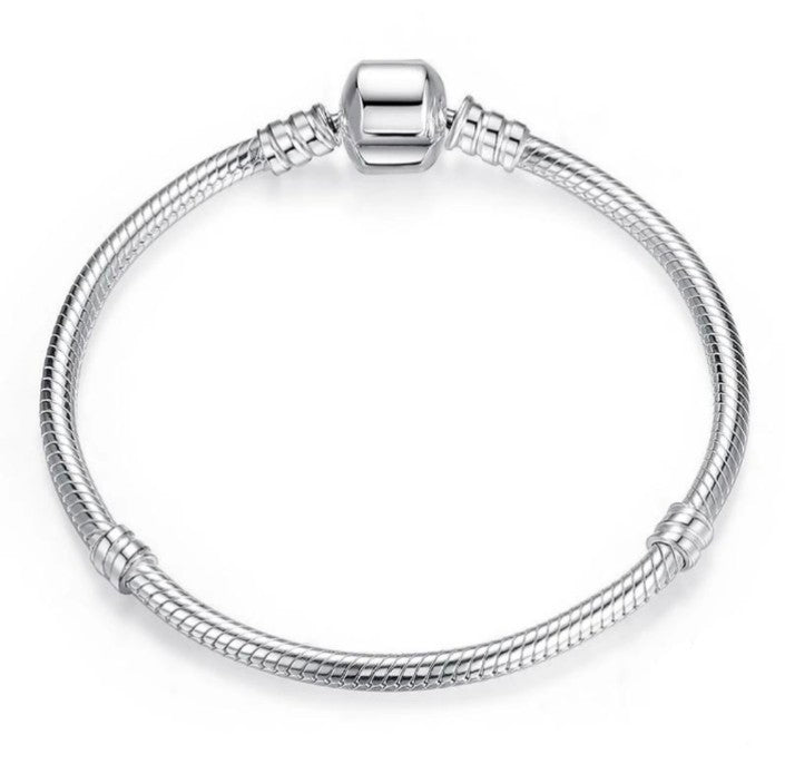 Pulsera de plata Basic Semirigida