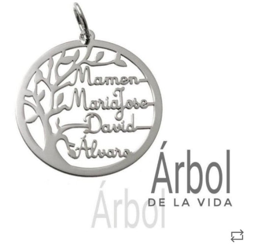 Colgante Árbol de la Vida Personalizado